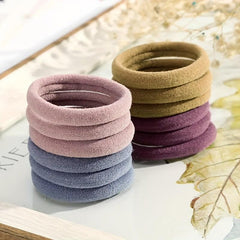 30pcs Nylon Scrunchie Hair Tie Ponytail Holder Hair Rubber Bands for Women Girls