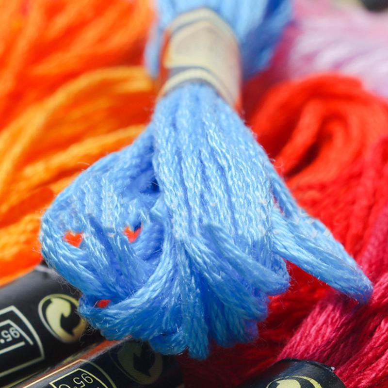 Colorful Cross Stitch Thread Kit for Kids and Adults