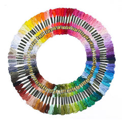 Colorful Cross Stitch Thread Kit for Kids and Adults