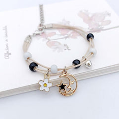 Star Moon Woven Girl Girlfriend Couple Gift Hand Rope