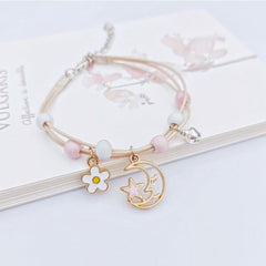 Star Moon Woven Girl Girlfriend Couple Gift Hand Rope