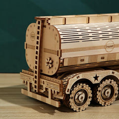 Tanker Truck 3D Wooden Jigsaw Puzzle Toy Gift For Adults