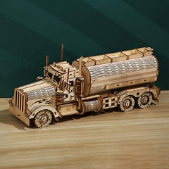 Tanker Truck 3D Wooden Jigsaw Puzzle Toy Gift For Adults