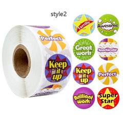 500 Animal Reward Stickers for Motivation & Encouragement