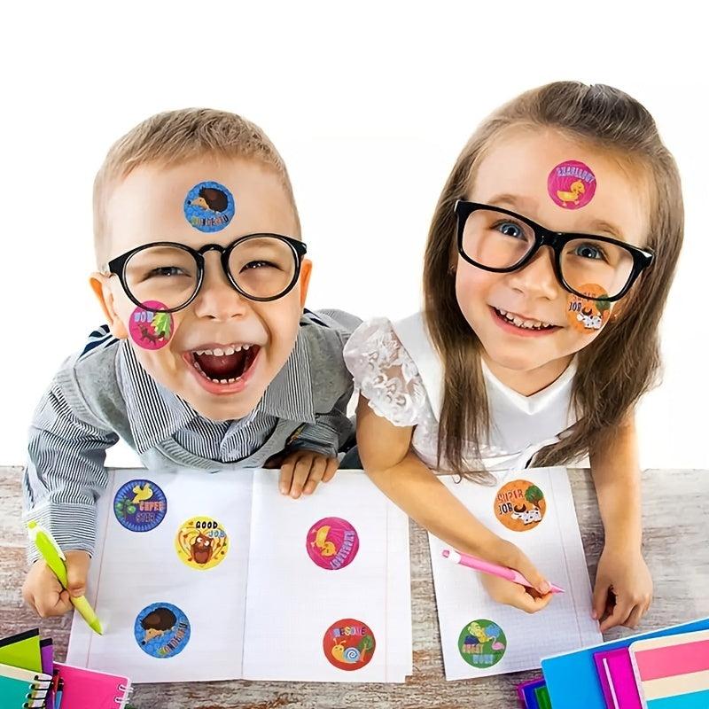 500 Animal Reward Stickers for Motivation & Encouragement