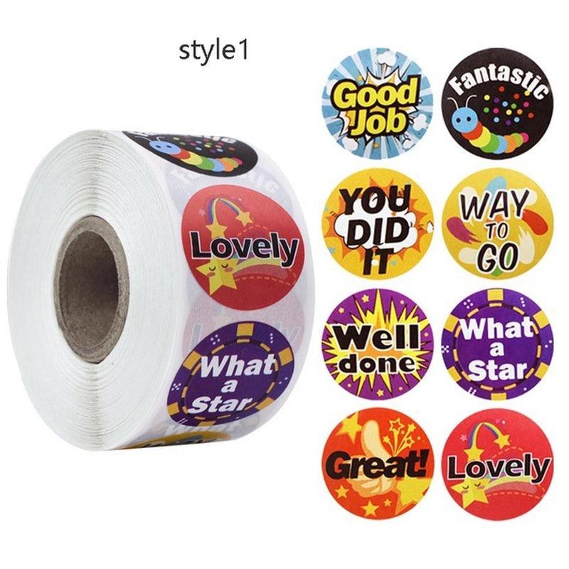 500 Animal Reward Stickers for Motivation & Encouragement