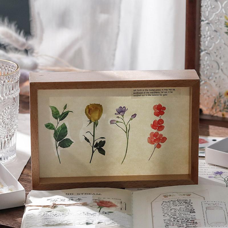 40pcs Plant Series Handbook Sticker Set