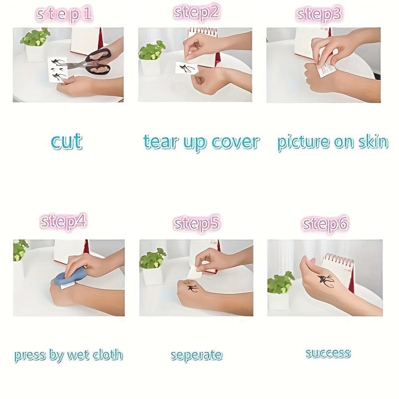 Forest Wolf Tattoo Sticker Waterproof Temporary Arm Body Stickers