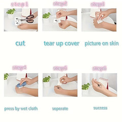 Forest Wolf Tattoo Sticker Waterproof Temporary Arm Body Stickers