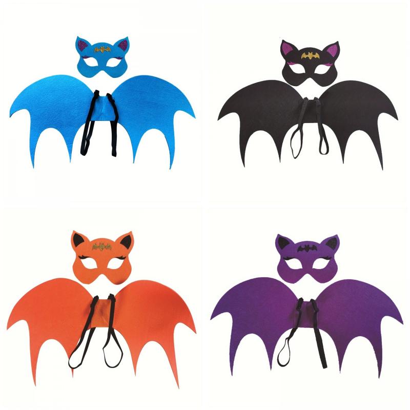 Halloween Bat Wings Mask Set for Party Cosplay Performance
