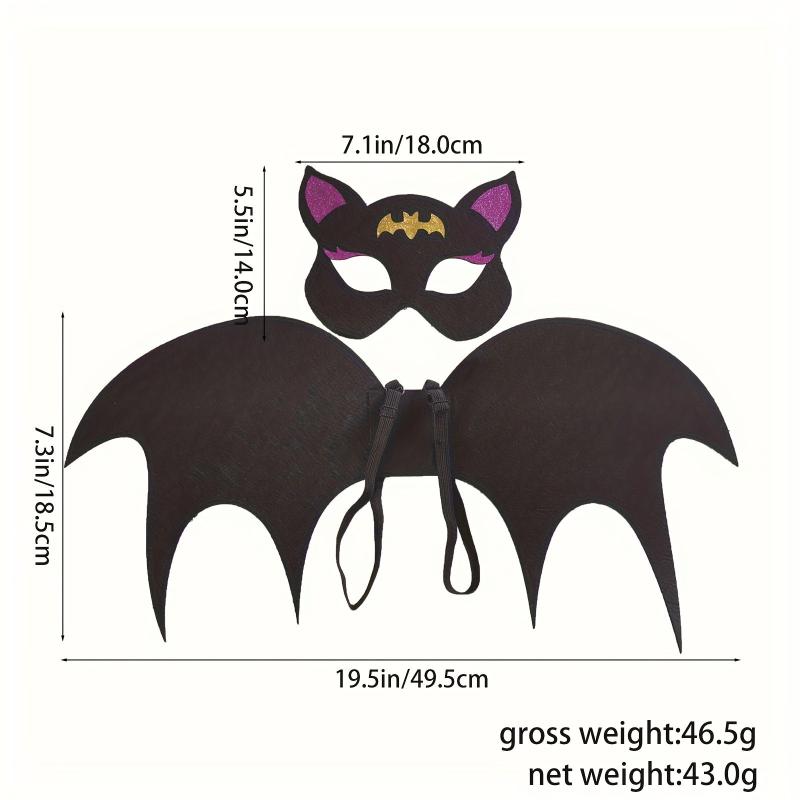 Halloween Bat Wings Mask Set for Party Cosplay Performance