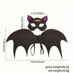 Halloween Bat Wings Mask Set for Party Cosplay Performance