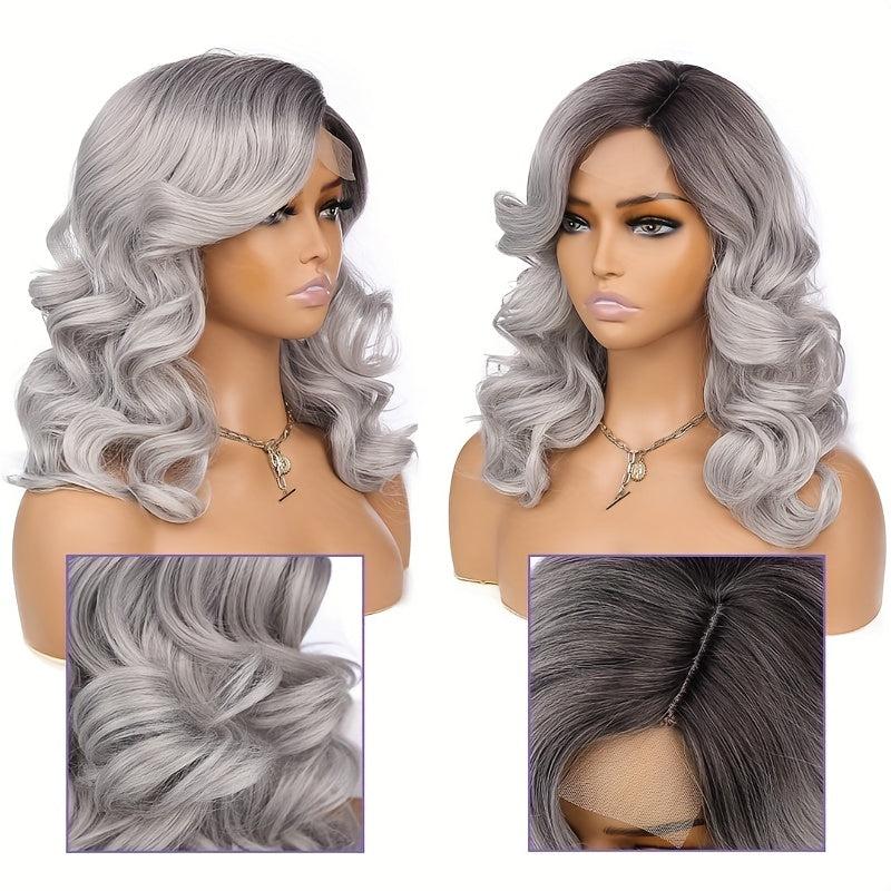 Loose Wave Lace Part Wig Curly Hair Synthetic Heat Resistant Weave Full Wigs