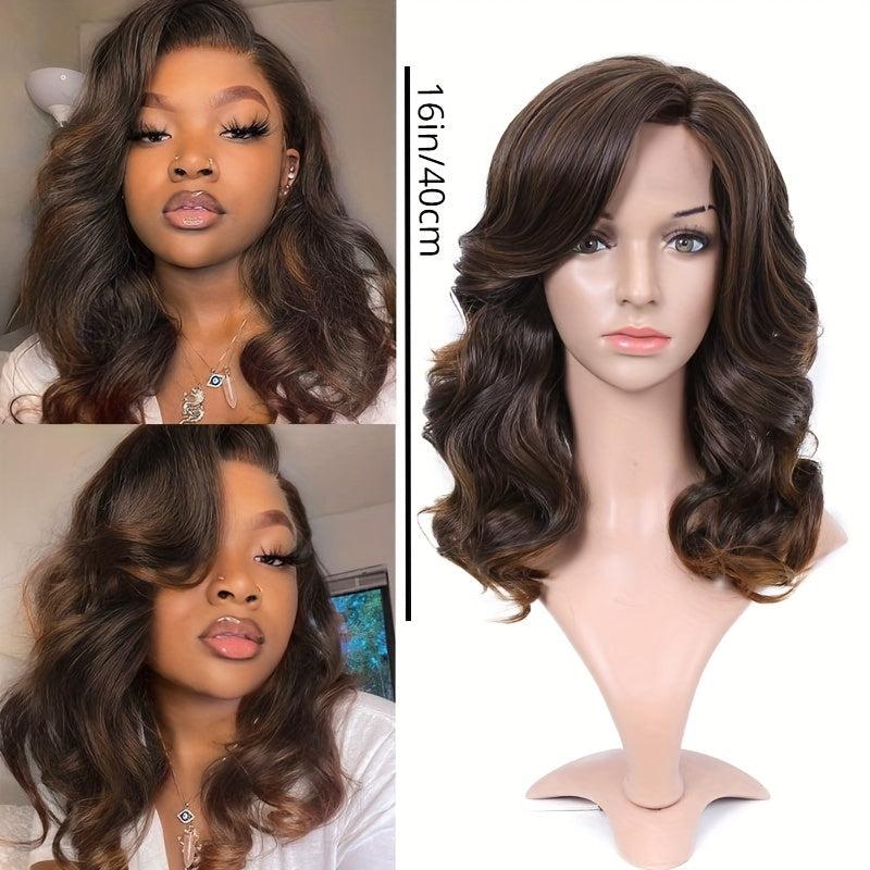 Loose Wave Lace Part Wig Curly Hair Synthetic Heat Resistant Weave Full Wigs