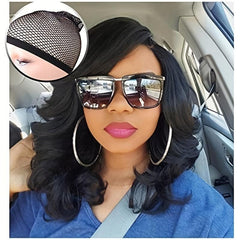 Loose Wave Lace Part Wig Curly Hair Synthetic Heat Resistant Weave Full Wigs