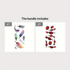 3D Simulation Tattoo Sticker Waterproof Long Lasting Temporary Tattoo