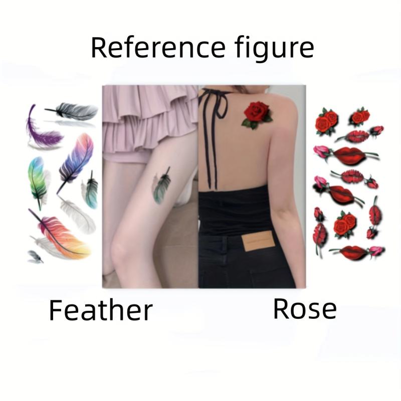 3D Simulation Tattoo Sticker Waterproof Long Lasting Temporary Tattoo