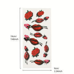 3D Simulation Tattoo Sticker Waterproof Long Lasting Temporary Tattoo