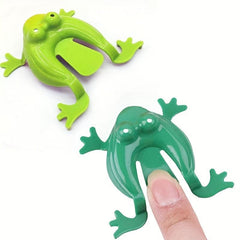Kids Bouncing Frog Plastic Toy - Creative Puzzle Jumping Frog