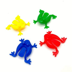 Kids Bouncing Frog Plastic Toy - Creative Puzzle Jumping Frog