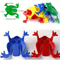 Kids Bouncing Frog Plastic Toy - Creative Puzzle Jumping Frog