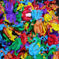 Kids Bouncing Frog Plastic Toy - Creative Puzzle Jumping Frog