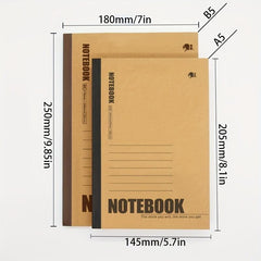 Ruled Lined Travel Notebook Memo Notepad Sketchbook - Random Halloween Christmas