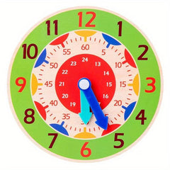 Wooden Clock Kids Puzzles Educational Toy
