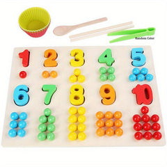 Montessori Kids Arithmetic Toys Number Cognitive Intelligence Development