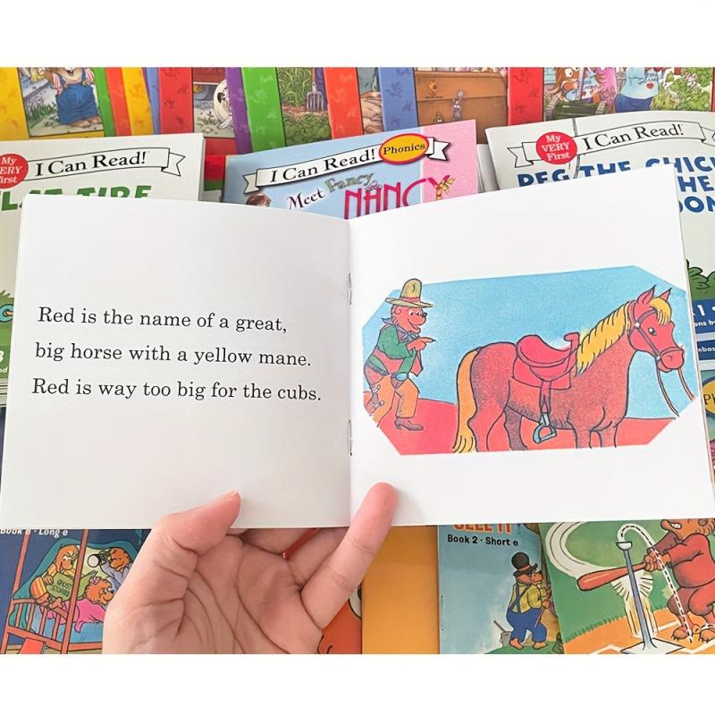 12 Books Set I Can Read English Small Animals Drawing Book Kids