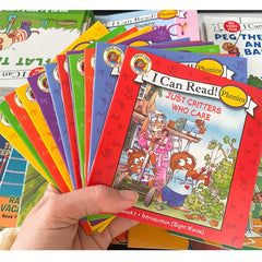 12 Books Set I Can Read English Small Animals Drawing Book Kids