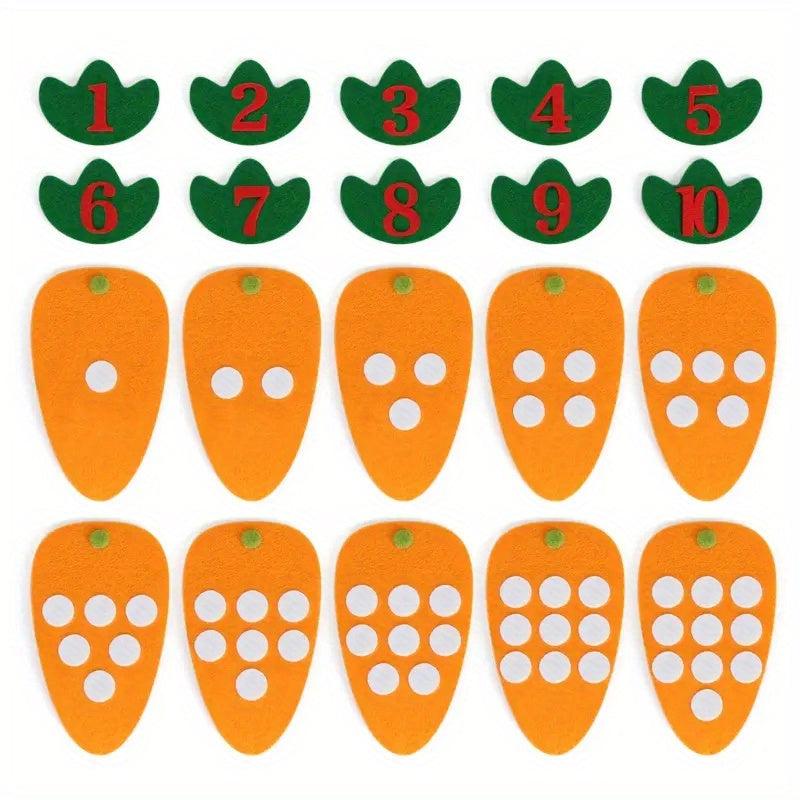 10pcs Counting Toy Set for Toddlers, Learn Numbers, Math Games
