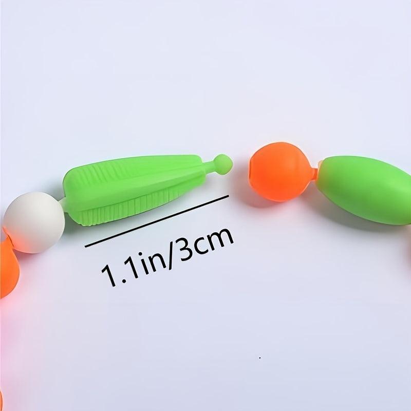 370pcs DIY Cordless String Bead Toy Set for Kids