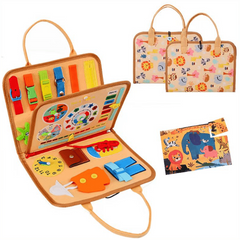 Montessori Busy Board Sensory Toys for Toddlers