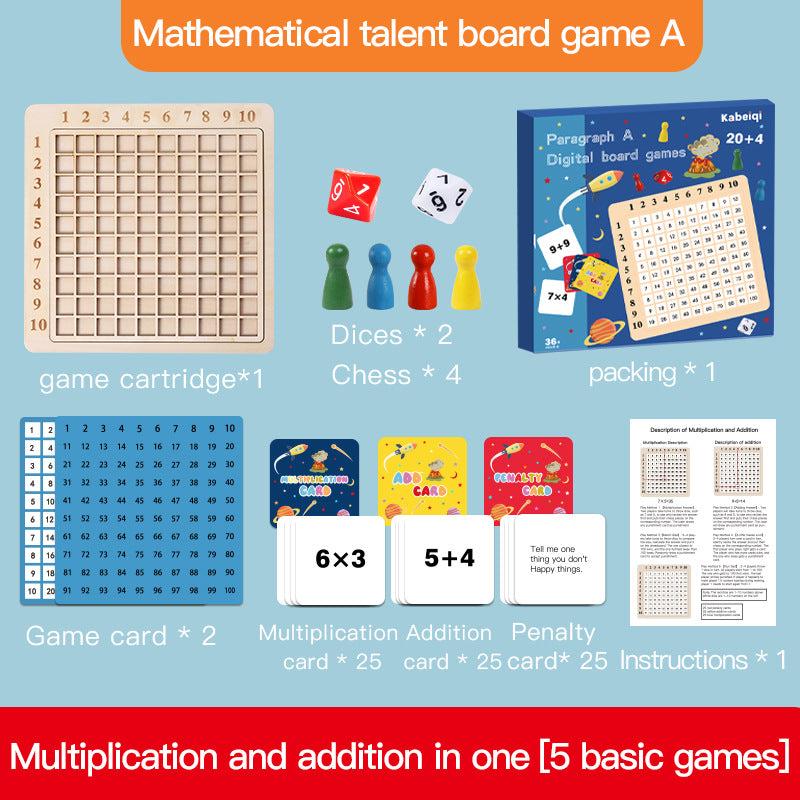 Montessori Wooden Math Toys for Math Skills Development