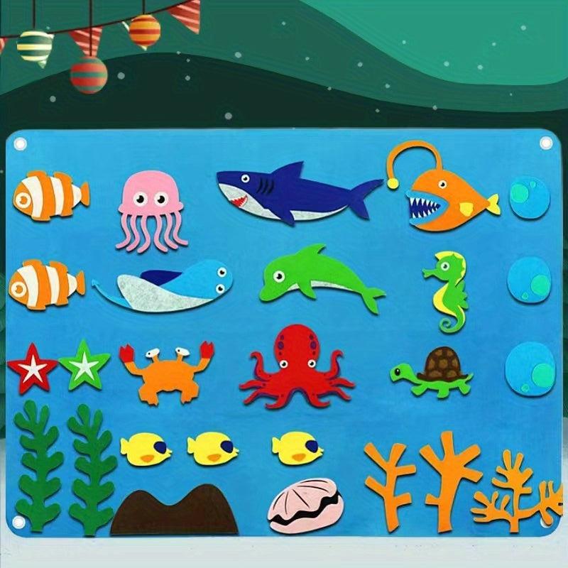 Animal Felt Board Story Set - Interactive Learning Toy Kit