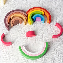 Rainbow Stick Montessori Toy Enhance Child's Skills