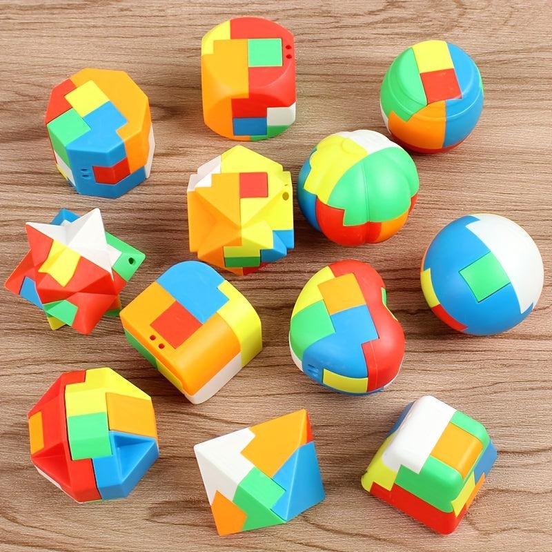 Luban Lock Puzzle Building Block Ball Intelligence Toy