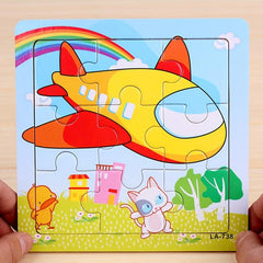 Children's Wooden Puzzle Jigsaw - Animal Educational Toy