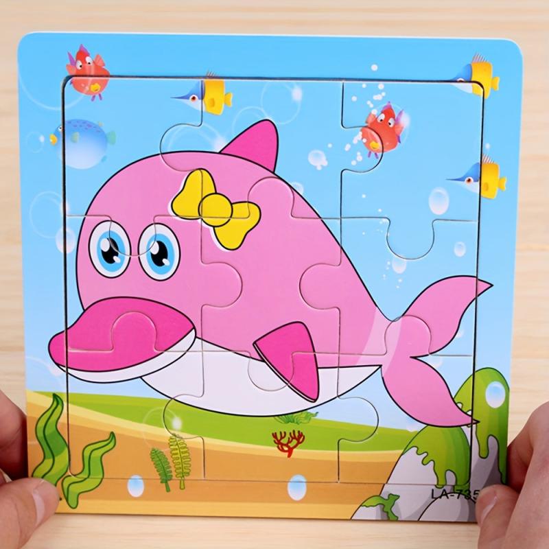 Children's Wooden Puzzle Jigsaw - Animal Educational Toy