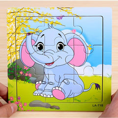 Children's Wooden Puzzle Jigsaw - Animal Educational Toy