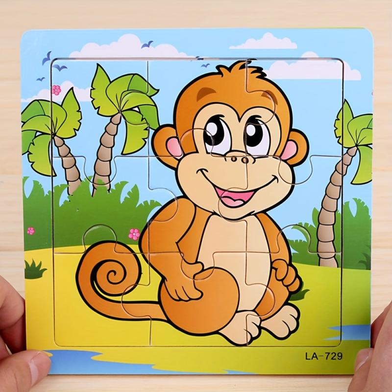 Children's Wooden Puzzle Jigsaw - Animal Educational Toy