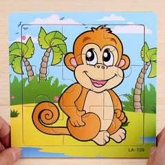 Children's Wooden Puzzle Jigsaw - Animal Educational Toy
