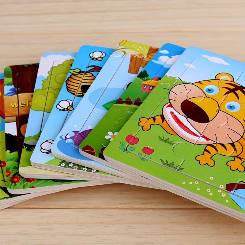 Children's Wooden Puzzle Jigsaw - Animal Educational Toy