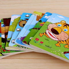 Children's Wooden Puzzle Jigsaw - Animal Educational Toy
