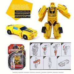 Toy Robot King Kong Assembled Suit Boy Toy Mini Car Small Full Set Model