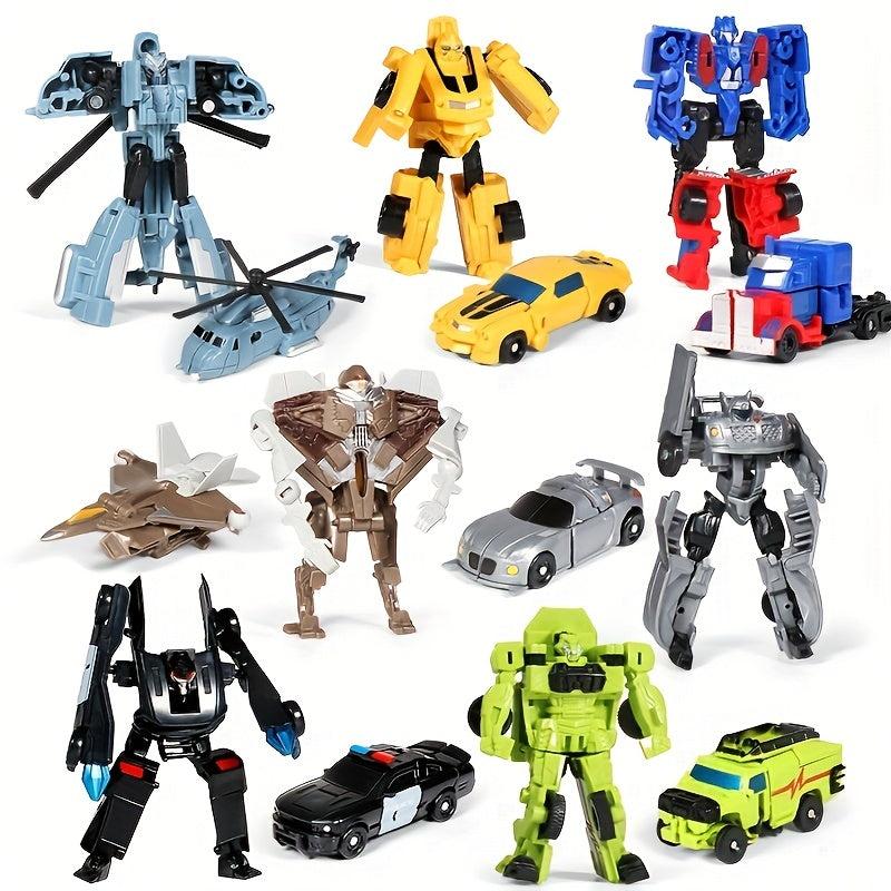 Toy Robot King Kong Assembled Suit Boy Toy Mini Car Small Full Set Model