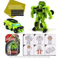Toy Robot King Kong Assembled Suit Boy Toy Mini Car Small Full Set Model
