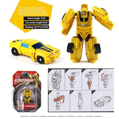 Toy Robot King Kong Assembled Suit Boy Toy Mini Car Small Full Set Model