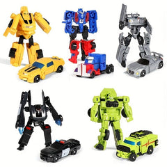 Toy Robot King Kong Assembled Suit Boy Toy Mini Car Small Full Set Model